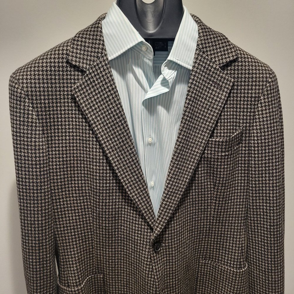42R Reiss Stretch Blazer Houndstooth